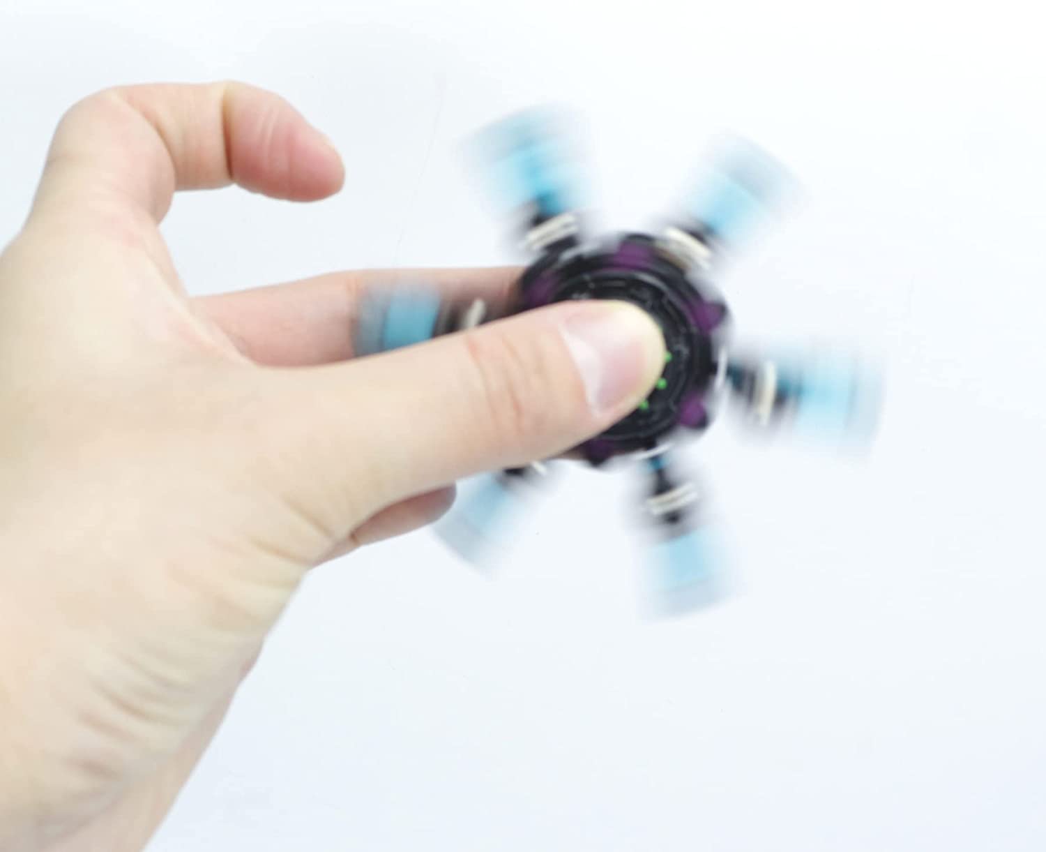 Transformable Fidget Spinners Fingertip Spin Top 360°Adjustable Chain Robot  Toy